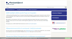 Desktop Screenshot of pensioenkijker.nl